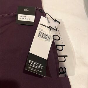 Zobha High Rise Leggings - Deep Purple